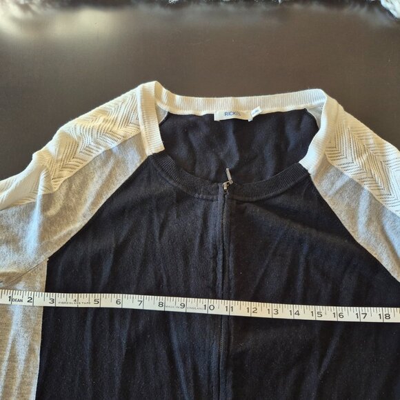 Colorblock Zip Cardigan - Picture 10 of 10